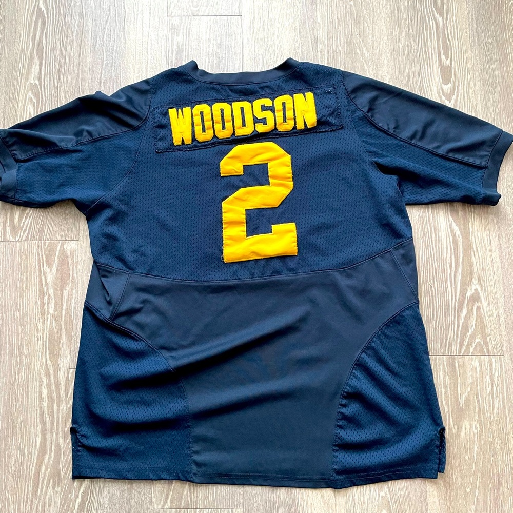 Michigan Size 52 Charles Woodson Jersey